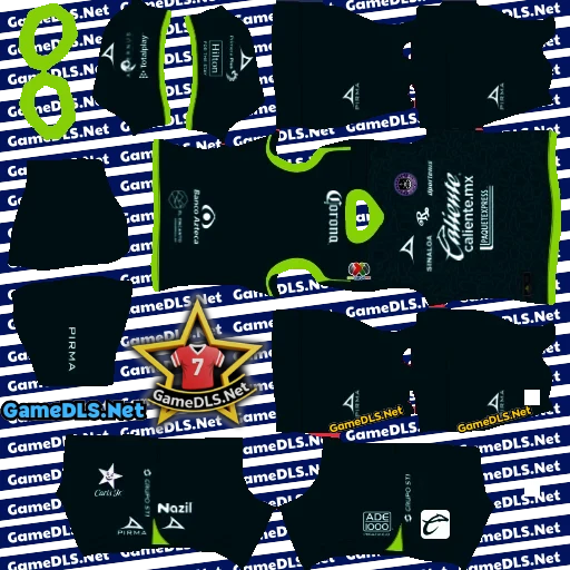 Home GK Kit Mazatlan FC season 2024 2025 DLS