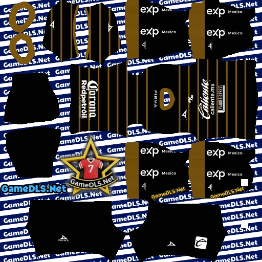 Mazatlan FC Home Goalkeeper Kit Season 2022 2023 DLS