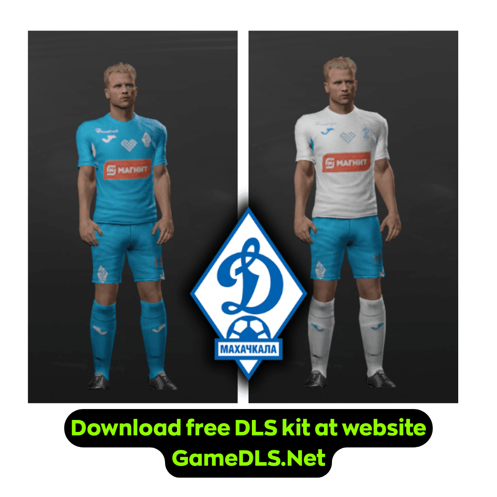 Kit Dynamo Makhachkala 2025 (Динамо Махачкала) - Dream League Soccer 2025