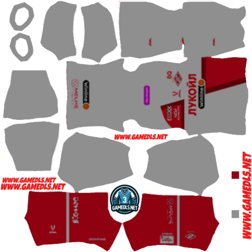 Away Kit Spartak Moscow 2025 (Спартак Москва) dls 2025