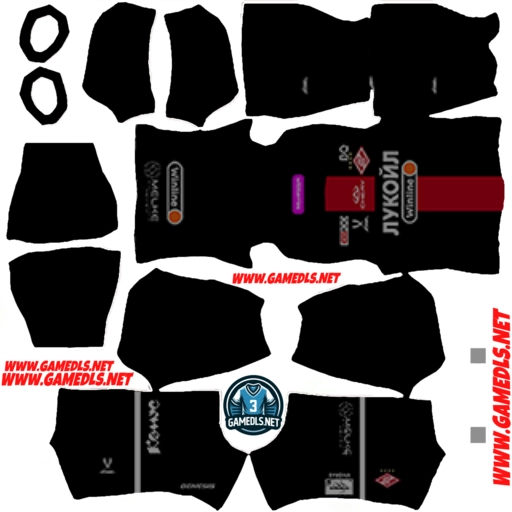 Third Kit Spartak Moscow 2025 (Спартак Москва) Dream League Soccer 2025