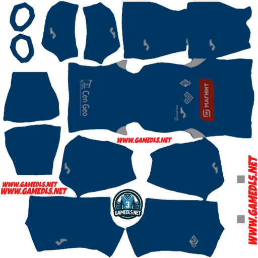 Home Kit Dynamo Makhachkala 2025 (Динамо Махачкала) dls 25