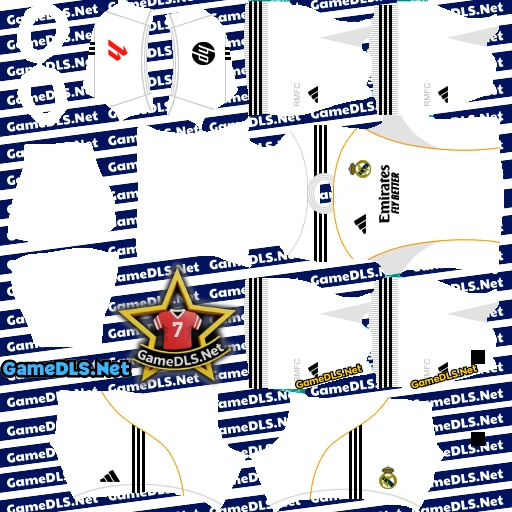 Home Kits Real Madrid 2026 Dls