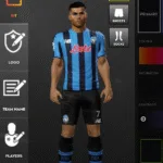 Kit Atalanta 2025/2026 DLS - Dream League Soccer 2025 26 Atalanta Home Kit 2025-2026 preview in DLS