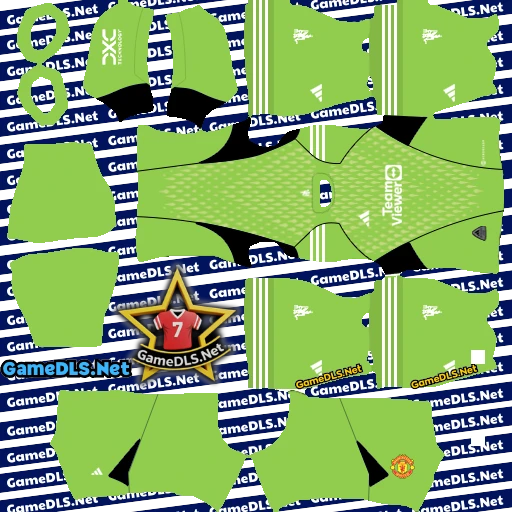 Manchester United Home GK Kit 2023 2024 DLS