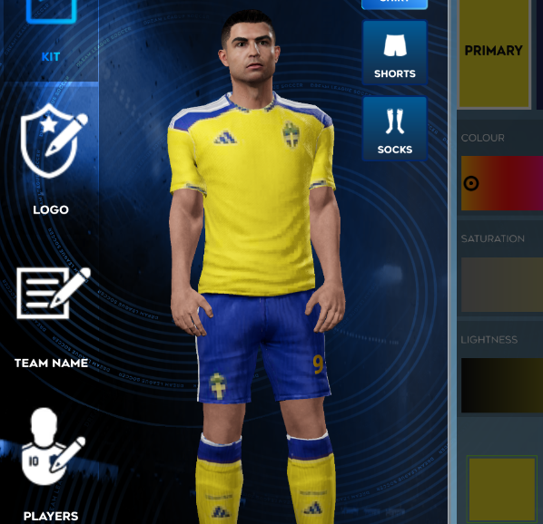 Sweden World Cup 2026 Home Kit DLS